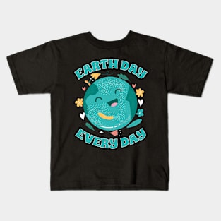 Earth Day Everyday Save The Planet Kids T-Shirt